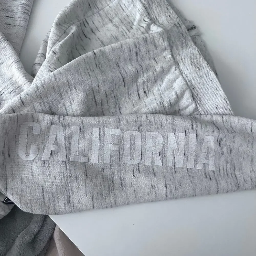 California Republic Full Zip Hoodie - Gray, Size M (10/12)